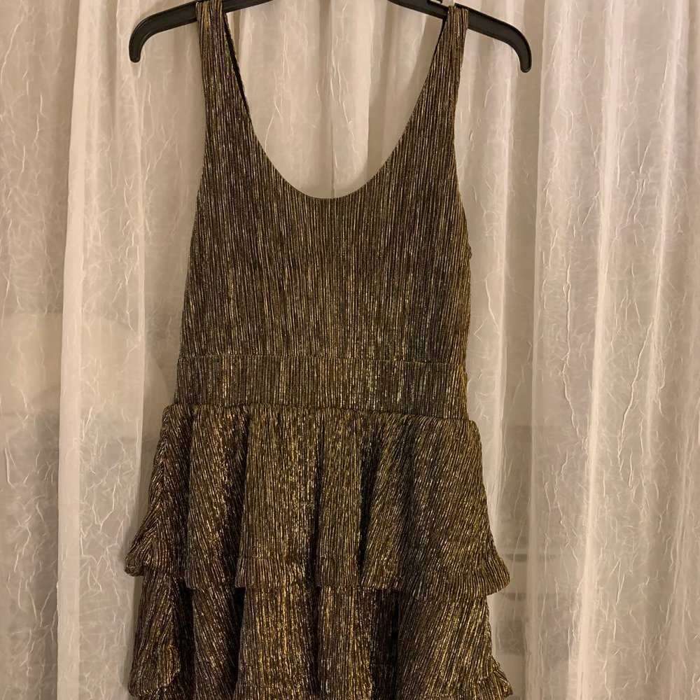 Sleeveless Tinsel Dress